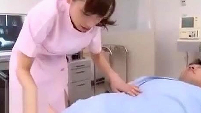 Naughty Little Nurse ~ JAV Tease Treatment for Patients or