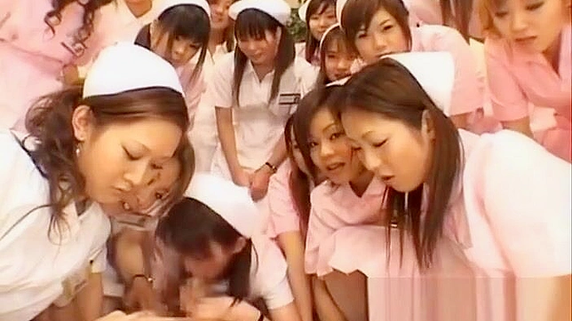 JAV Nurses Go Wild in Part 2 of 'Sex on Top' - Don't Miss the Alluring MILFs in Action!