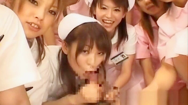 JAV Nurses Go Wild in Part 2 of 'Sex on Top' - Don't Miss the Alluring MILFs in Action!