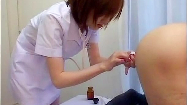 Asian Femdom Strap on Nurse-1