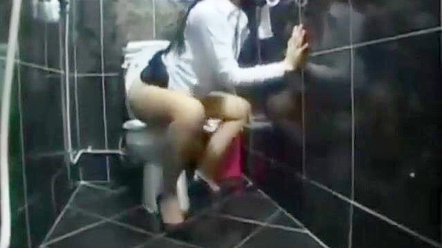 Private Self-Pleasure: A Korean Beauty's Intimate Moment in the Bathroom