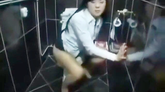 Private Self-Pleasure: A Korean Beauty's Intimate Moment in the Bathroom