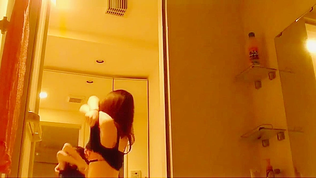 Watch As Luscious Japanese Enchantress Gets Soaked in the Shower!