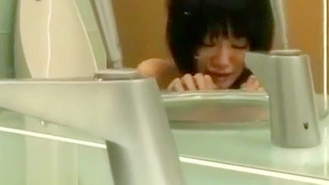 JAV Teen Slut Gets Deeper than Ever with Rough Bathroom Blowjob