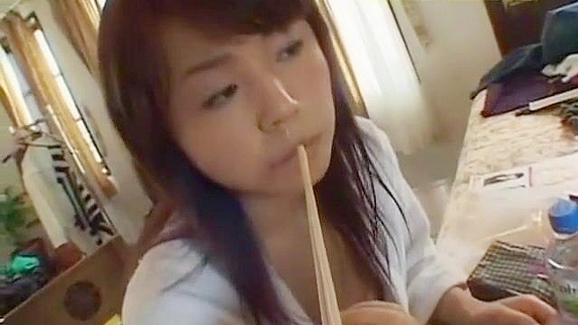 Alluring Japanese Enchantress in an Exotic Striptease Showers JAV Scene!