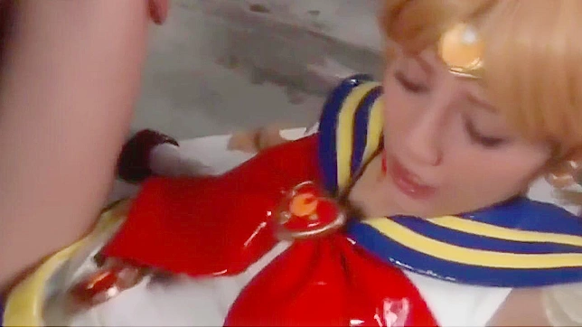 Side with Rei Mizuna in her Sailor Moon Cosplay! JAV Scene 01