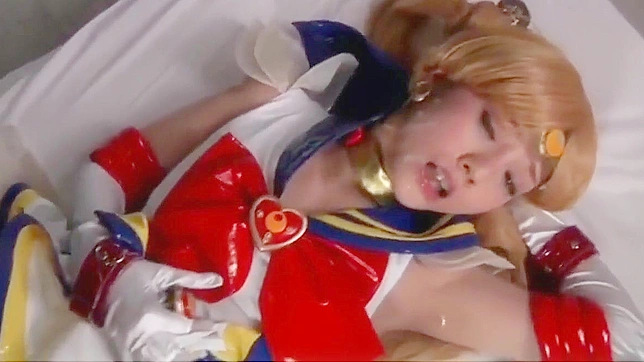 Side with Rei Mizuna in her Sailor Moon Cosplay! JAV Scene 01