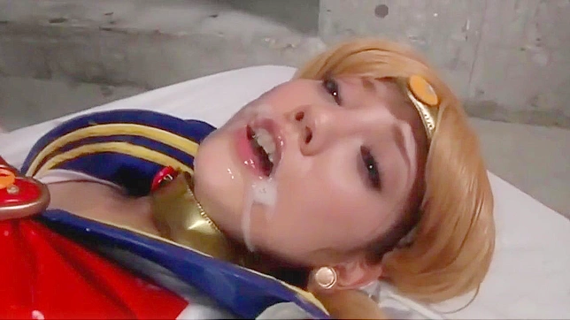 Side with Rei Mizuna in her Sailor Moon Cosplay! JAV Scene 01