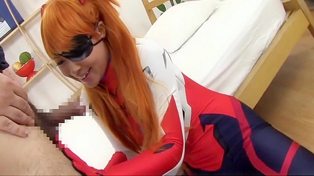 Cosplay Siren - Asuka Shikinami in seductive JAV Ayumusena