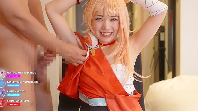 Japanese Enchantress Gives a Man An Alluring Armpit Job