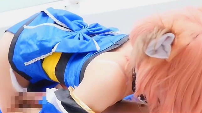 Introducing the Luscious Aoi Kururugi in a Mesmerizing Fox Cosplay!