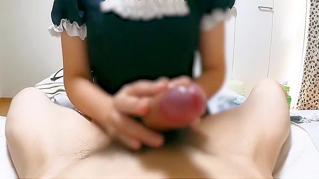 Japanese MILF Gives Unforgettable Handjob with Luscious Hands, Can't Get Enough of the Creamy Ejaculation