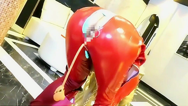 JAV Beauty Spotted in Skintight Suit - You Won't Believe Her Figure!