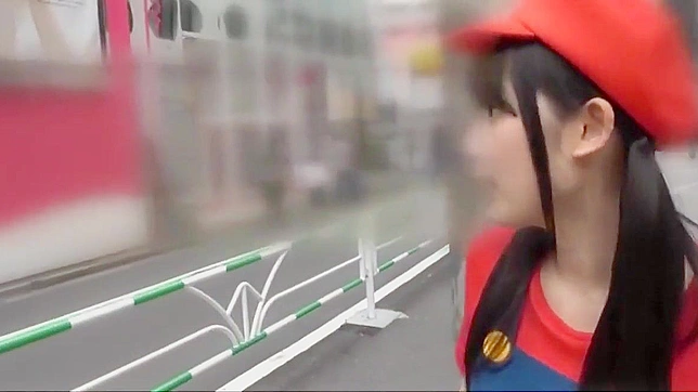 Get Nailed by the Luscious Japanese Mario Cosplay Enchantress!