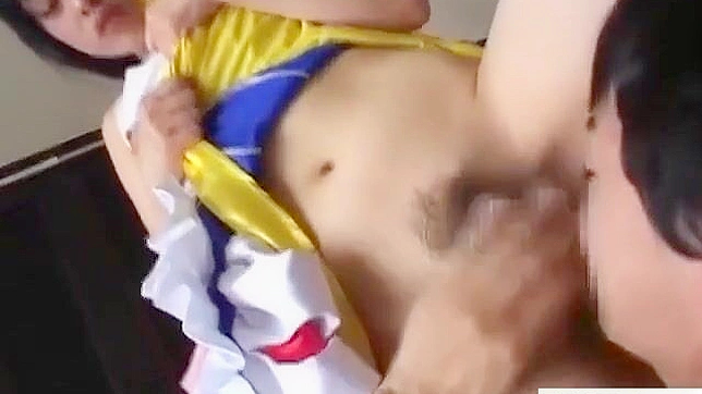 JAV Cosplay Teens Expose Their Hairy Pussies for Your Pleasure!