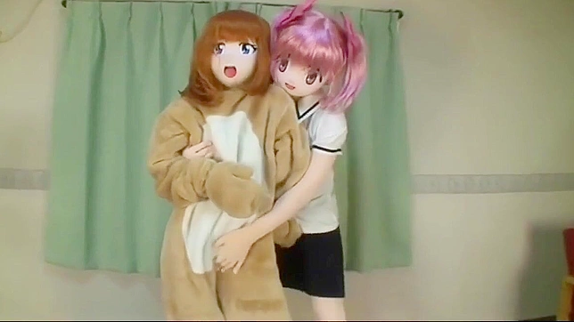 JAV MILF Miraidouga Sizzles in Kigurumi Couple Sweaty Costume Exchange