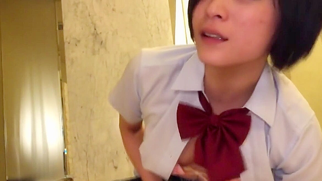 Experience the Alluring JAV Short-Cut Beauty in Maid Uniform!