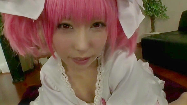 Chika Arimura is a Luscious Enchantress in Madoka Magica JAV Cosplay