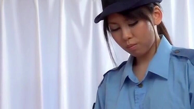 Policewoman Cosplay with Matsushita Sayumi - Get Ready for a Hot Ride-Along!