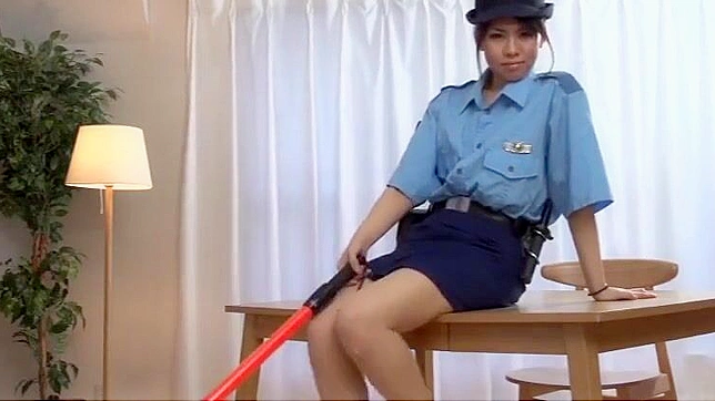 Policewoman Cosplay with Matsushita Sayumi - Get Ready for a Hot Ride-Along!