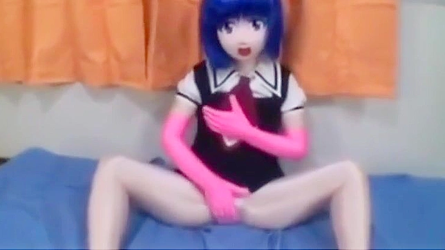 Obsessed with Kigurumi? Serve Yourself with this Gloved Handjob Heaven!