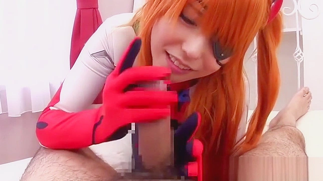 Apple-Eyed Anime Angel - Get Enchanted by Asuka Evangelion's Luscious Cosplay!