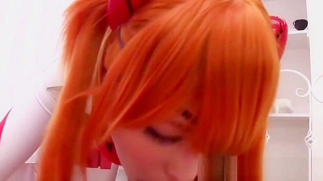 Apple-Eyed Anime Angel - Get Enchanted by Asuka Evangelion's Luscious Cosplay!