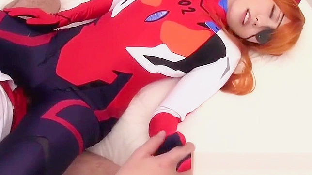 Apple-Eyed Anime Angel - Get Enchanted by Asuka Evangelion's Luscious Cosplay!