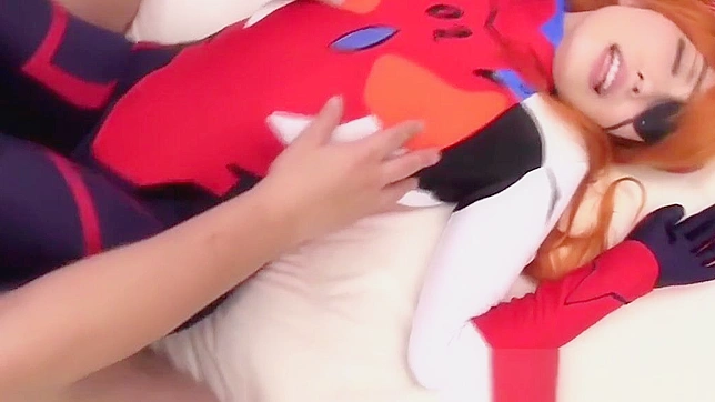 Apple-Eyed Anime Angel - Get Enchanted by Asuka Evangelion's Luscious Cosplay!