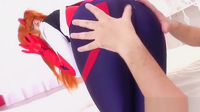 Apple-Eyed Anime Angel - Get Enchanted by Asuka Evangelion's Luscious Cosplay!