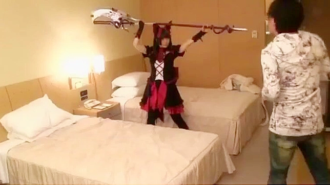 Get Entranced by the Alluring Rory Mercury Cosplay, with a subtitle mentioning JAV's Hottest Cosplay Sensation