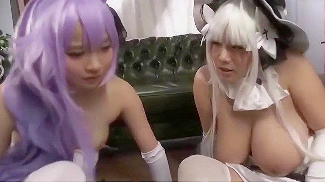 JAV Step-Sisters with Sensational Unicorn Cosplay Sex- 2 Exciting Scenes!