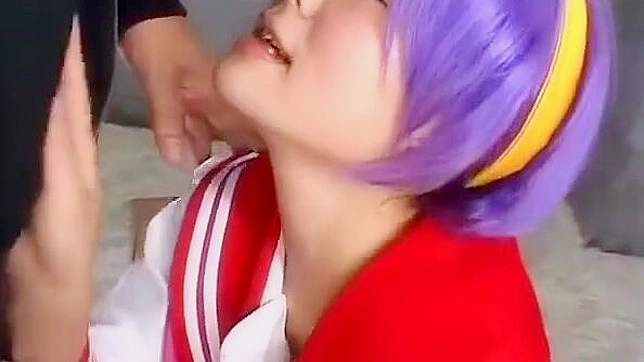 Cum Worship the Alluring Lucky Star Tsukasa with Her Seductive Blowjob!