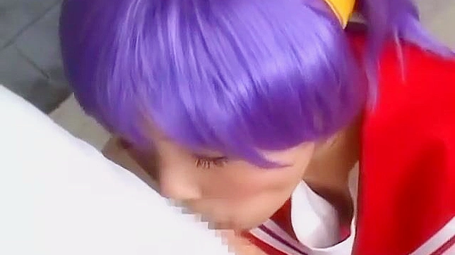 Cum Worship the Alluring Lucky Star Tsukasa with Her Seductive Blowjob!