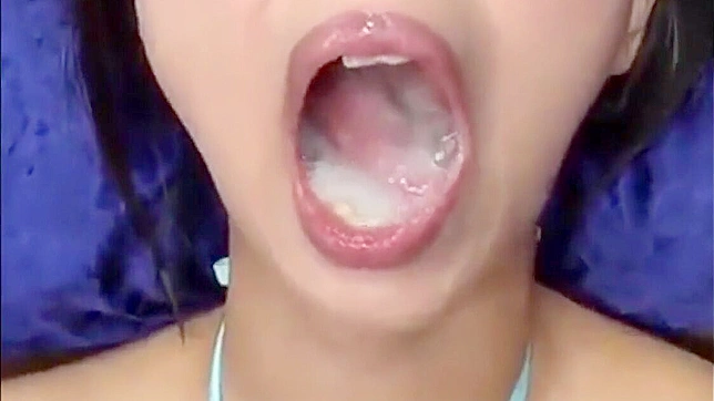 Tsubaki's Ultimate Bukkake Cum Swallow Show - Japanese Beauty at Her Best!