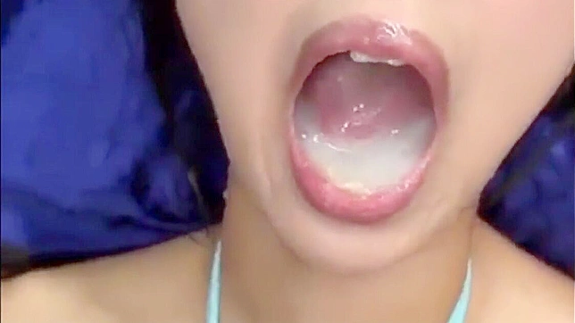 Tsubaki's Ultimate Bukkake Cum Swallow Show - Japanese Beauty at Her Best!