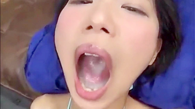 Tsubaki's Ultimate Bukkake Cum Swallow Show - Japanese Beauty at Her Best!