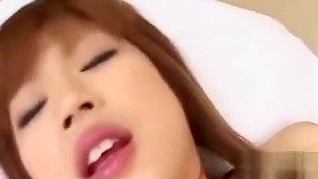 JAV Beauty Screams with Pleasure During Hard Fuck Session