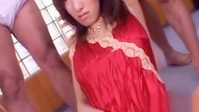 JAV Hottie Gets Gang-Banged in the Office - Must-See Action!