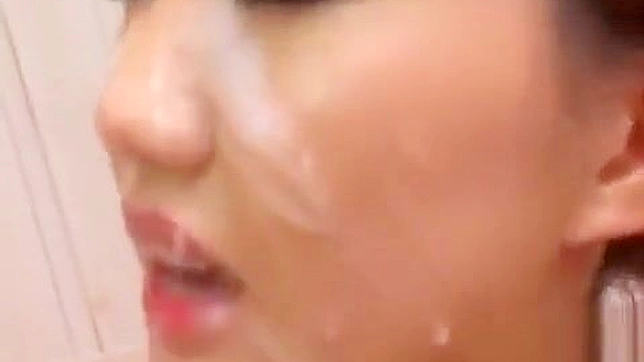 Japanese Beauty Gives Epic Blowjob and Gets Cummed On ~ A Must-Watch!