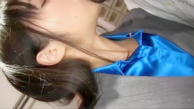 JAV Enchantress in Blue Satin Blouse Bullet Heaven