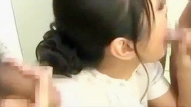 Japanese Schoolgirl Fantasy ~ 18+ Teacher Gets Fucked By Students