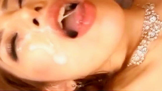 Japanese Beauty Gets Wet and Wild with Bukkake Facial