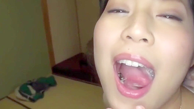 JAV Cutie Swallows Cum like a Pro!