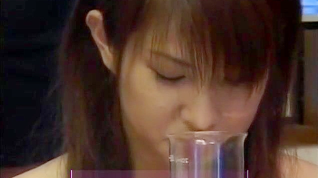 JAV Enchantress Mizuki Fujimoto Drinks Cum from Glass - Exclusive Interview!