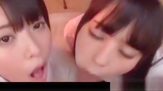 Japanese Schoolgirls Go Wild! Deep Throat BJ, Cum Swallowing, and Bukkake