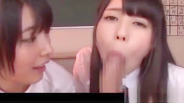 Japanese Schoolgirls Go Wild! Deep Throat BJ, Cum Swallowing, and Bukkake