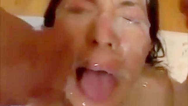 Cum Explosion ~ Exclusive Bukkake Scene with Luscious Japanese Enchantress