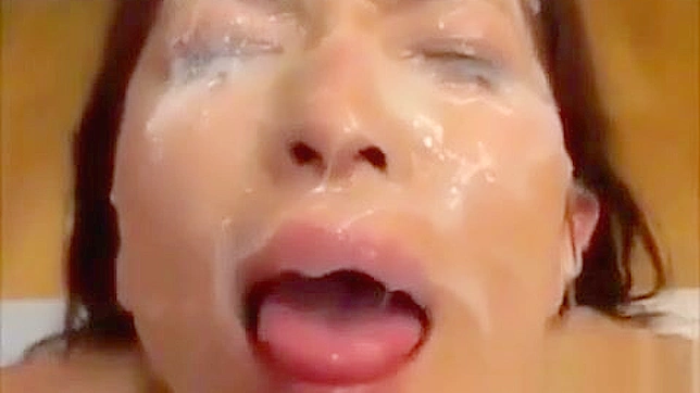 Cum Explosion ~ Exclusive Bukkake Scene with Luscious Japanese Enchantress