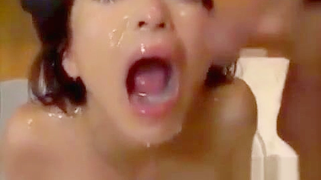 Cum Explosion ~ Exclusive Bukkake Scene with Luscious Japanese Enchantress